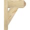 Ekena Millwork Traditional Craftsman Rough Sawn Outlooker, Douglas Fir, 6"W x 12"D x 16"H OUT06X12X16TRA04RDF - alternate 3